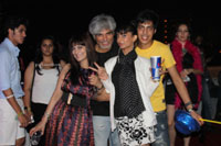 Pictures of Yash, Talat, Candy, Aarti, Tina and Ali At Sunburn DJ Party