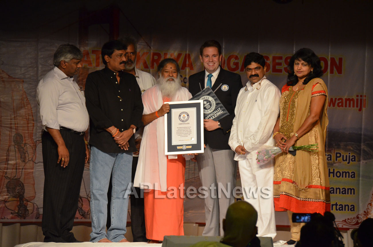 Datta Kriya Yoga Session - Guinness World Record, Milpitas, CA, USA - Picture 8