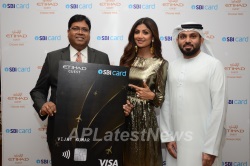 Pictures of SBI Card and Etihad Guest launch premium Visa credit card for international travel