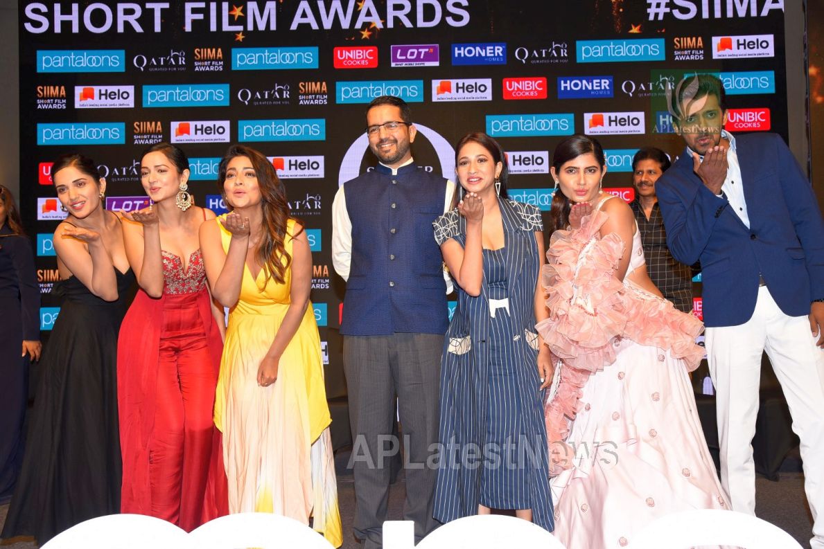Film Celebrities at SIIMA 2019 Curtain Raiser, Hyderabad, TS, India - Picture 8