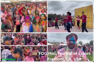 Pictures of FOG Holi, Festival of Colors - Fremont, CA, USA