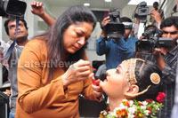 Bridal Make-up to the women of Hyderabad at Lakme, Kondapur and Somajiguda - Picture 26