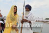 Veena Malik at Holy shrine of Gurudwara - Picture 27