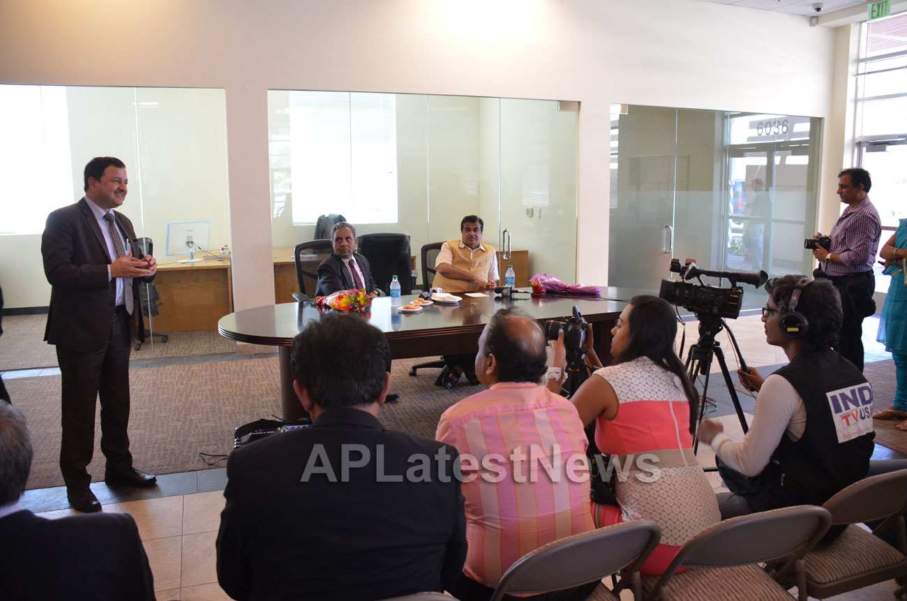 Media Conference by Shri Nitin Gadkari in Bay area, Fremont, CA, USA - Picture 20