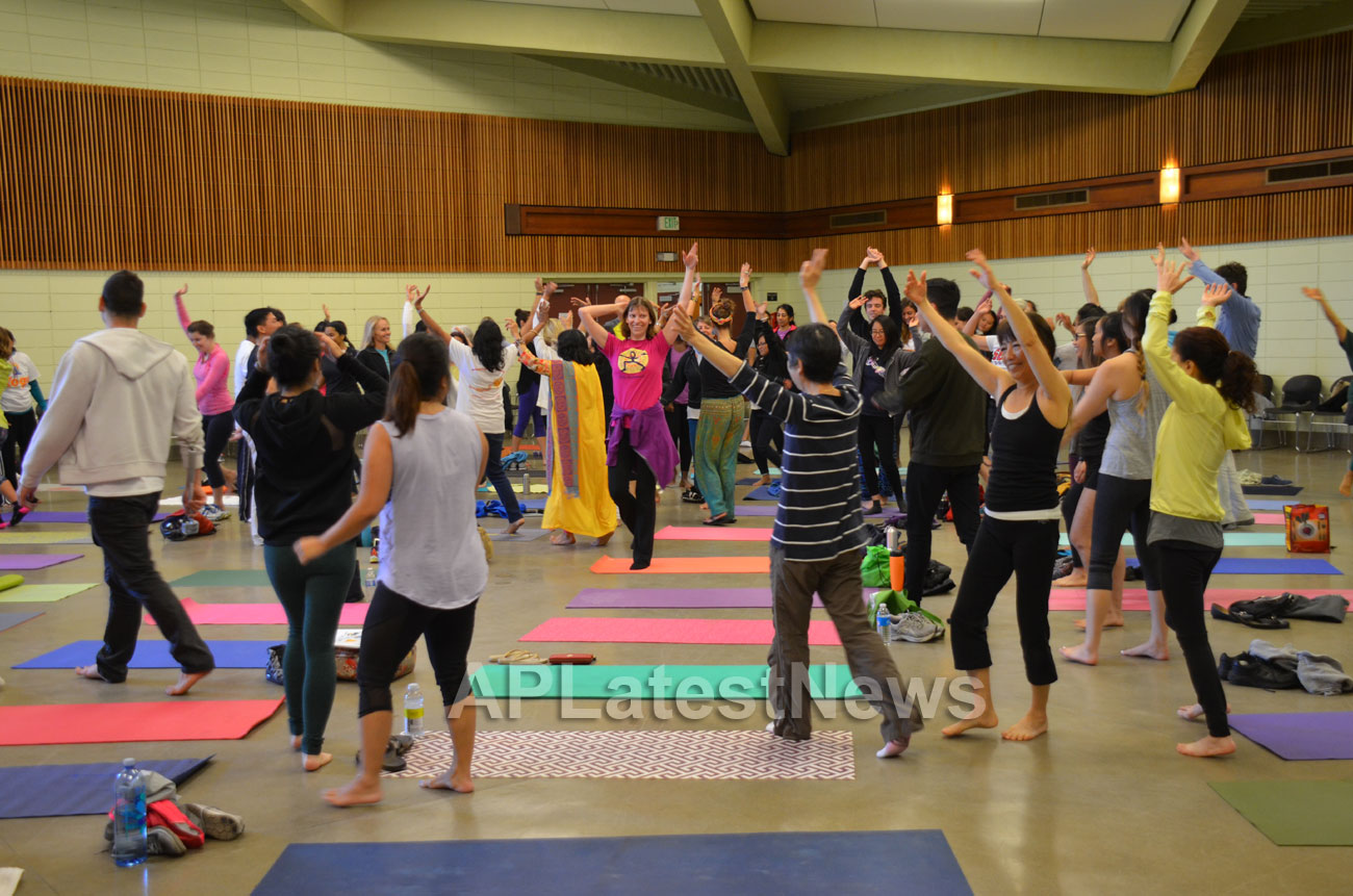 Celebration of 2nd International Day of Yoga, San Francisco, CA, USA - Picture 16